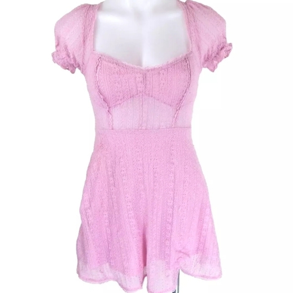 Urban Outfitters Roxie Lace Mini Dress - Picture 2 of 4